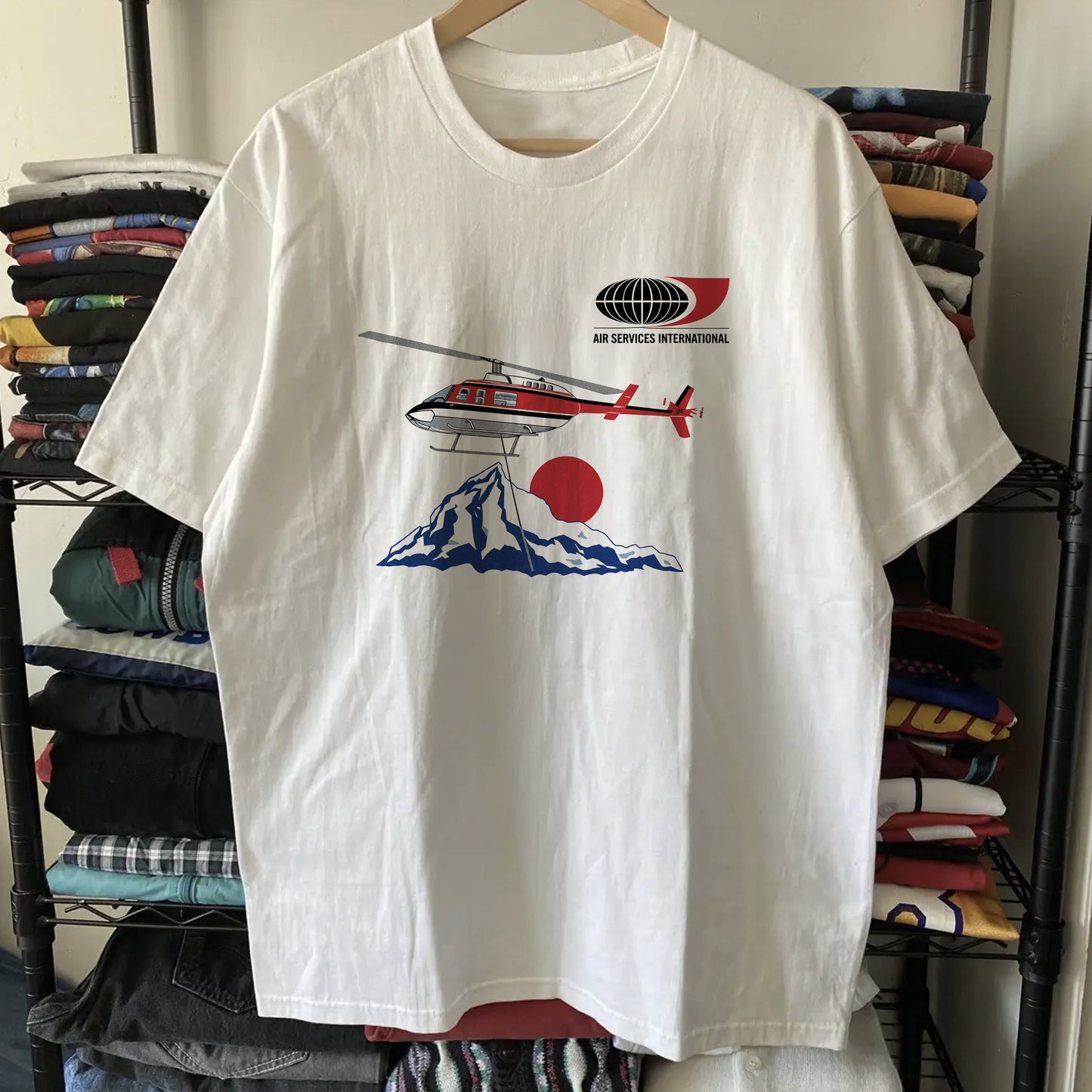 Air Services International - Napoleon Dynamite Washed White T-Shirt