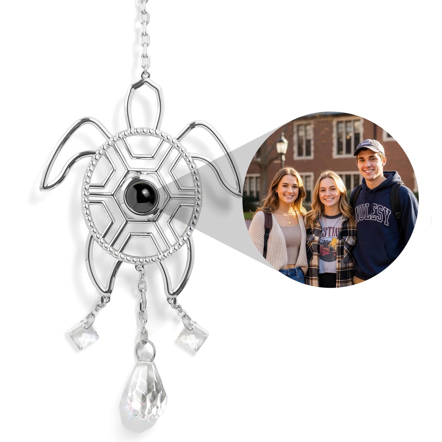 Personalized Turtle Photo Sun Catcher