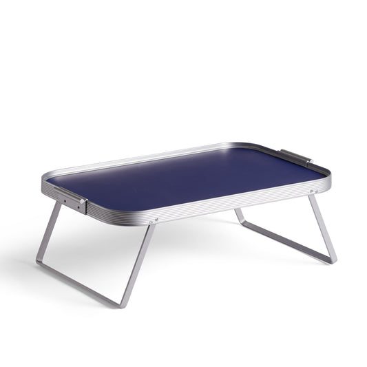 Lap Tray in Night Blue with Silver Surrounds