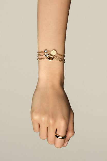 Roma Marquise Gemstone Bracelet | White Gold