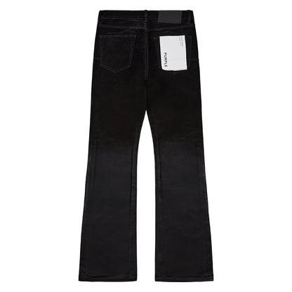 Flock Dipped Flared | Black