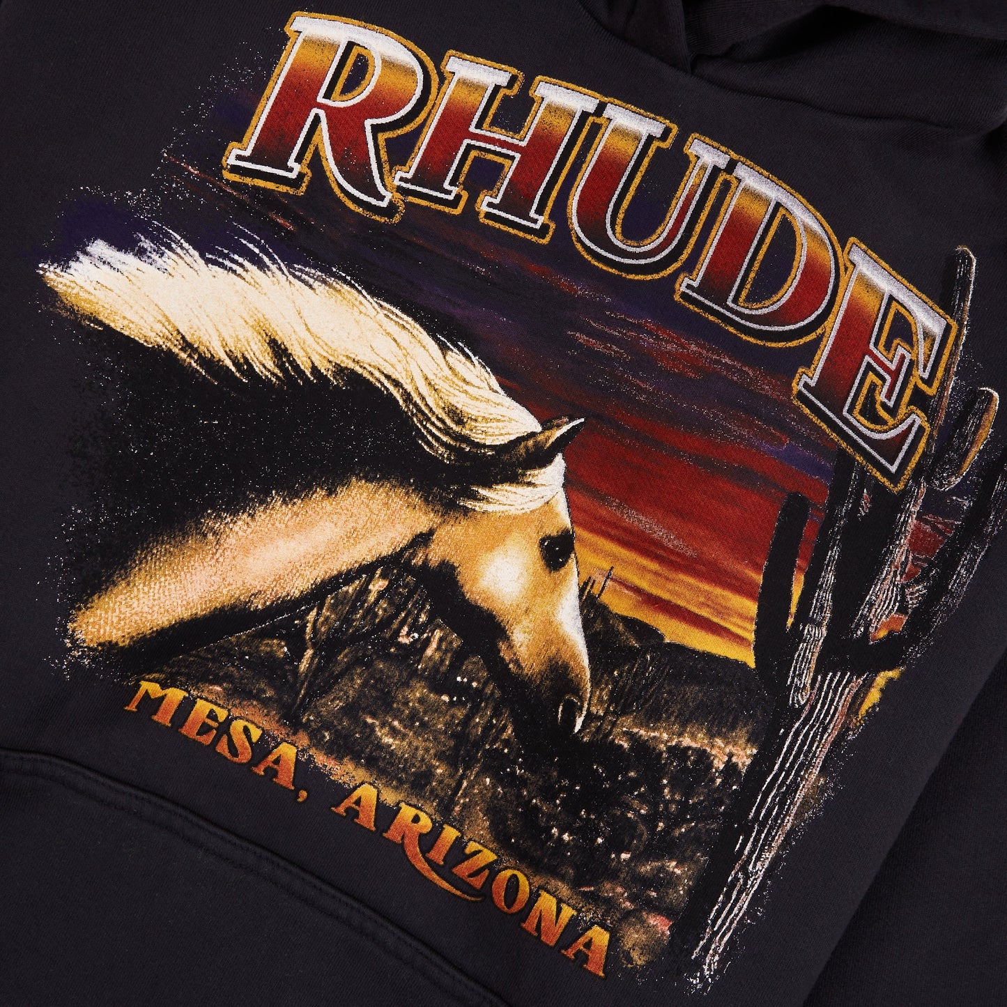 Mesa Stallion Hoodie | Vintage Black