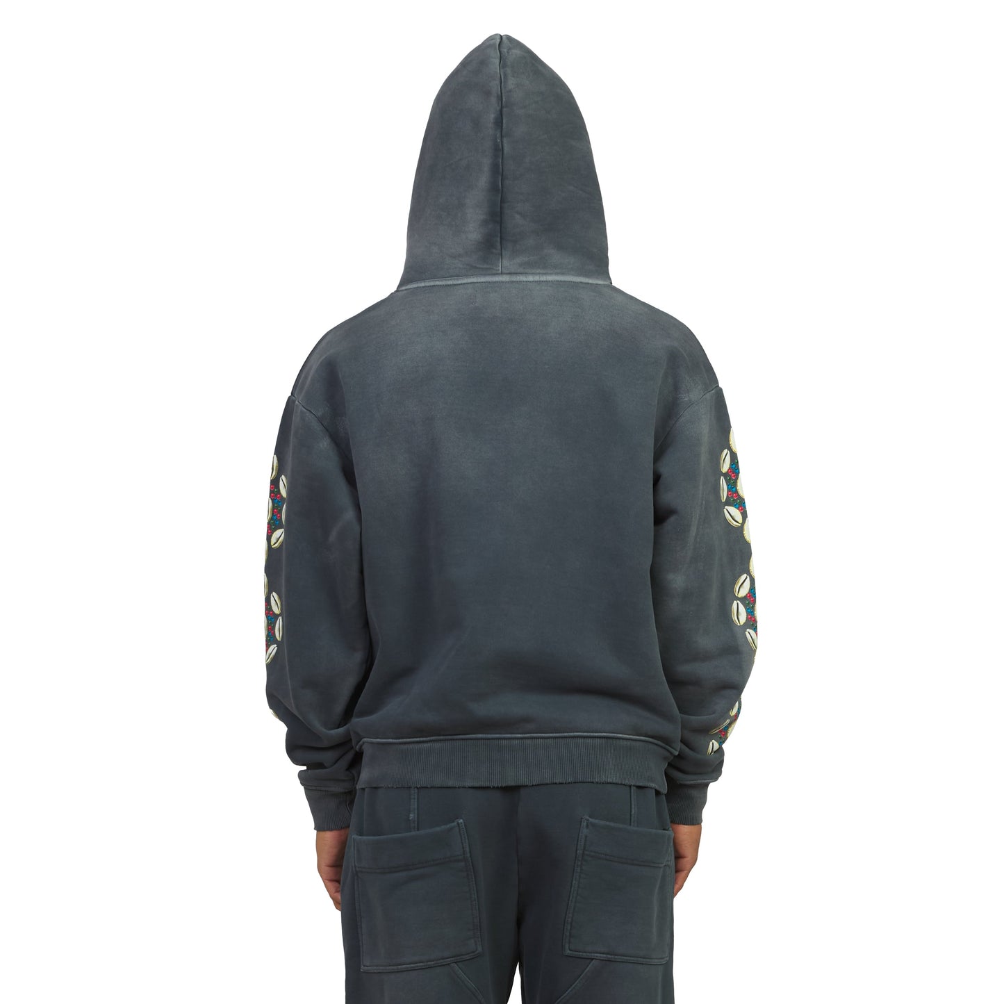 Cowrie Shell Hoodie | Black