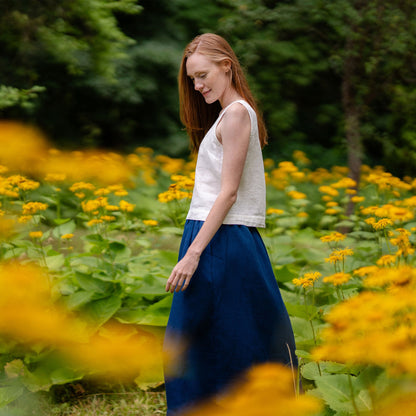 Linen Maxi Skirt Sophia