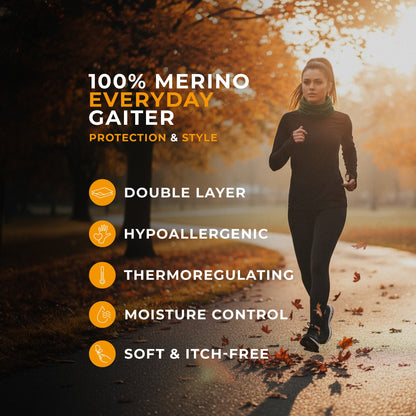 Women's Merino Summer Neck Gaiter Yellow