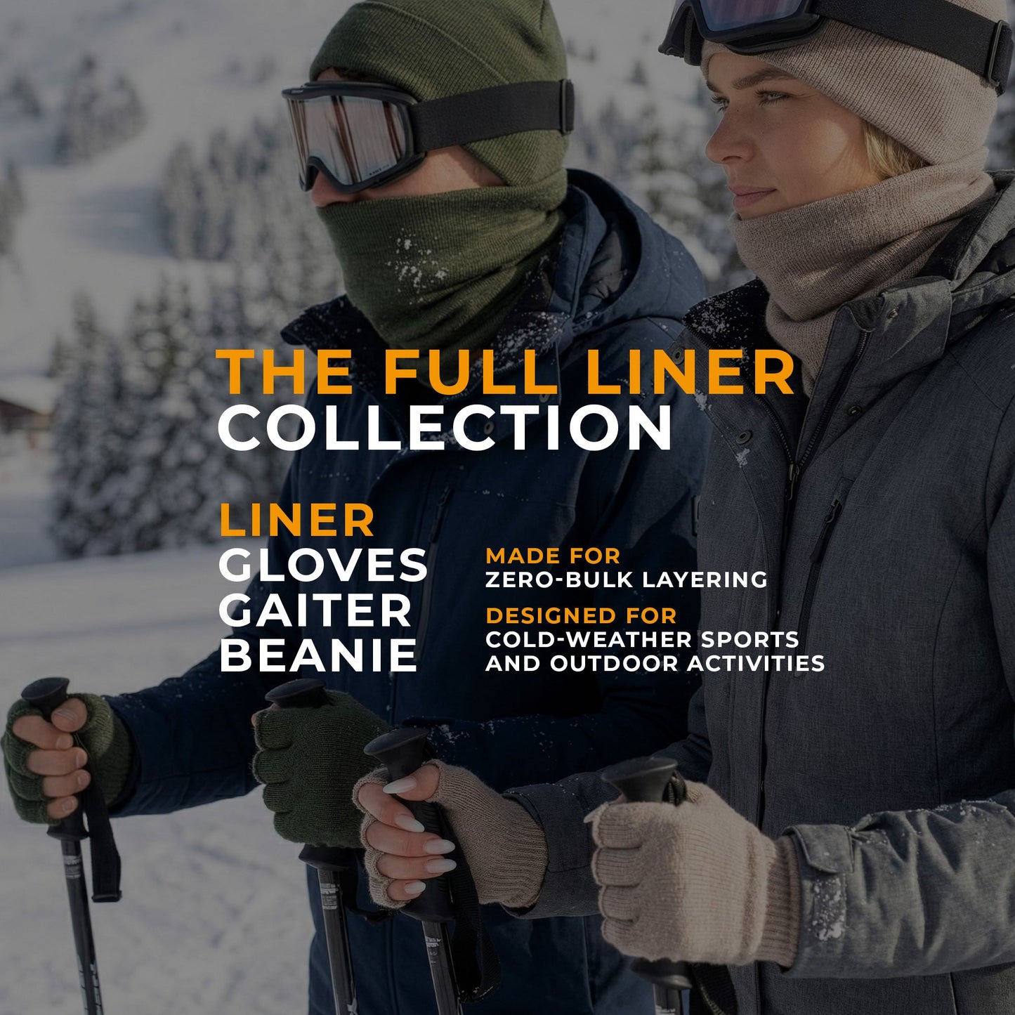 Liner Merino Wool Neck Gaiter For Women