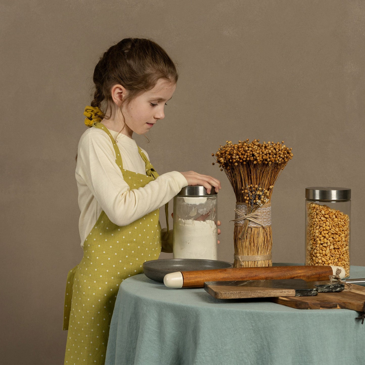 Kids' Linen Apron
