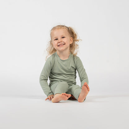 Kids' Bamboo Long Sleeve & Bottom Pajama
