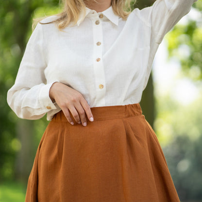 Linen Maxi Skirt Sophia