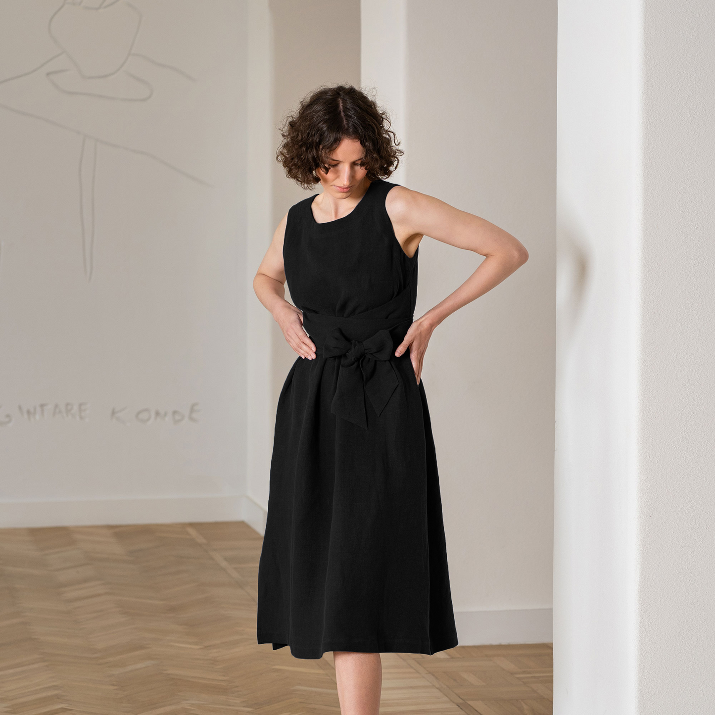 Linen Wrap Dress Hailey