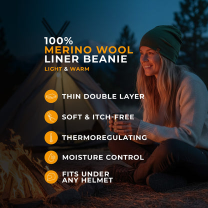 Women's Merino Beanie Perfect Grey