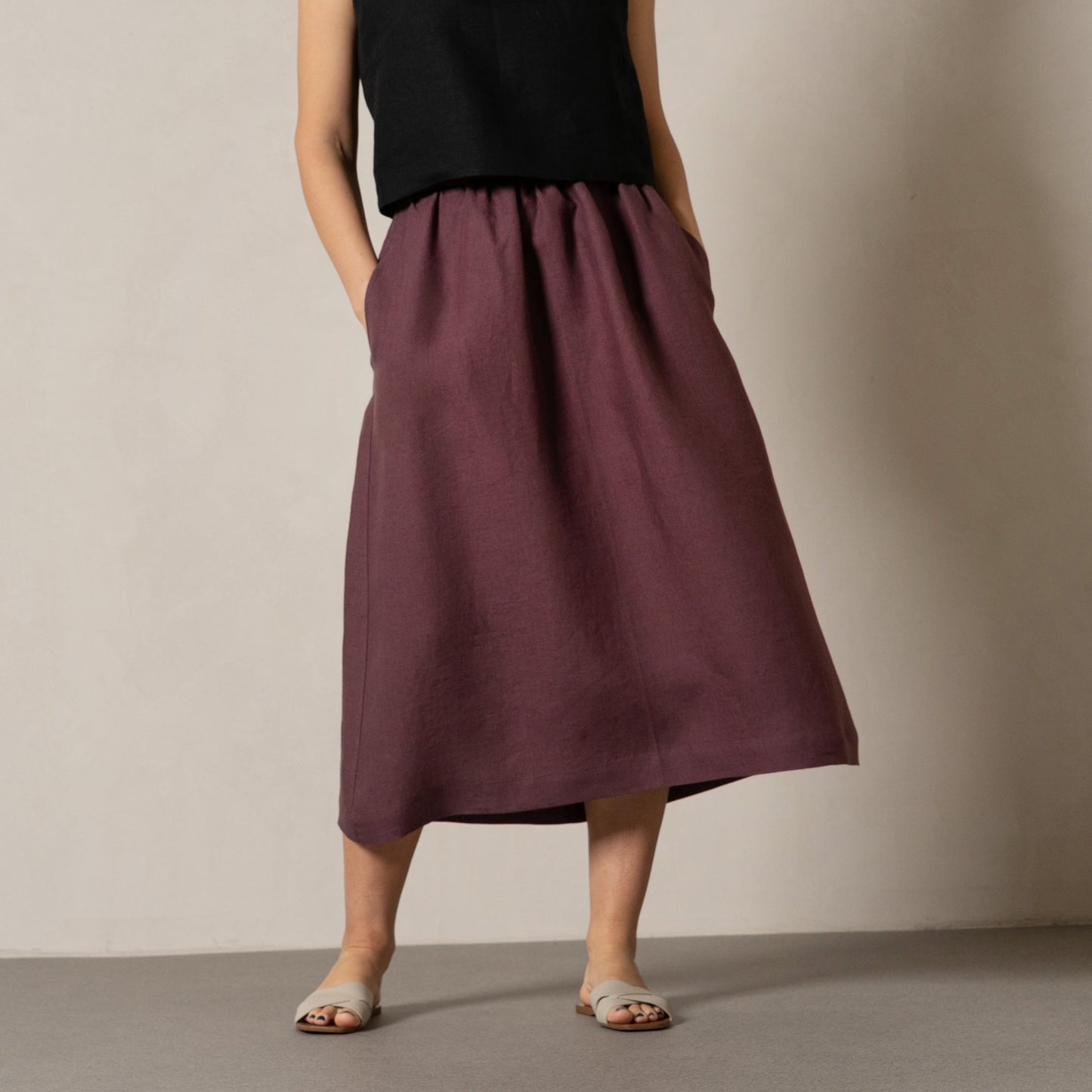 Linen Maxi Skirt Sophia
