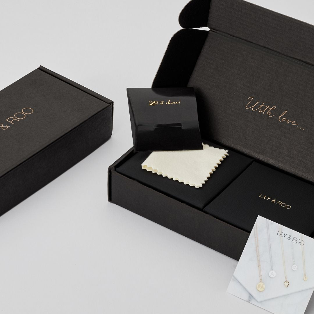 Solid Gold Initial and Pearl Drop Necklace