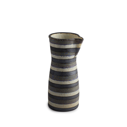 #59 Large Pitcher in Indigo Stripes